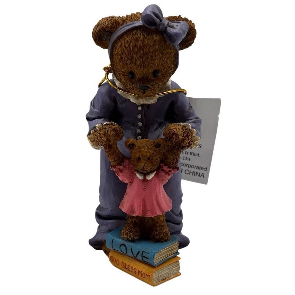 Vintage 1999 Berry Hill Bears Then Shalt Thou Walk in Thy Way Safely Figurine